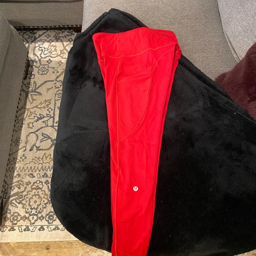 lululemon athletica Red Leggings